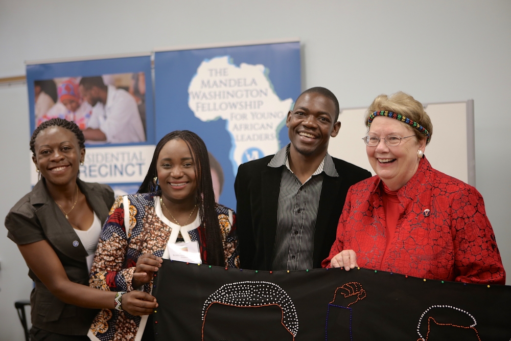 The Presidential Precinct’s Mandela Fellows visit the University of Virginia