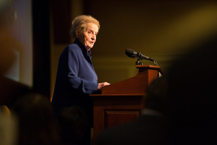 UVa honors Madeleine Albright with Leadership Award