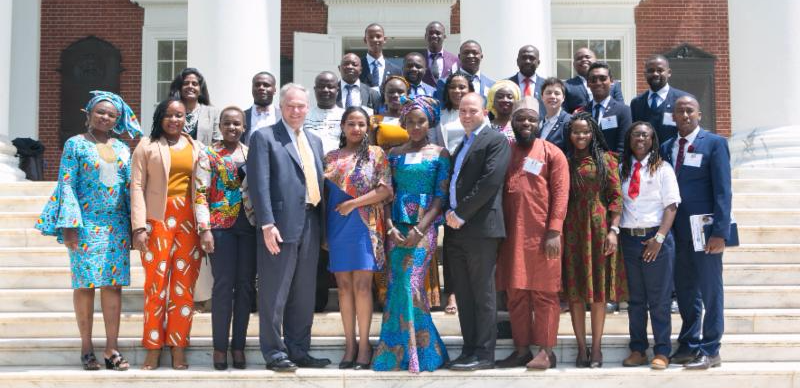 June 2018 Newsletter: Senator Kaine and the YALI Opening Ceremony