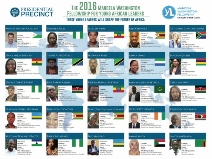 June 2016 Newsletter: Announcing the 2016 Mandela Washington Fellows