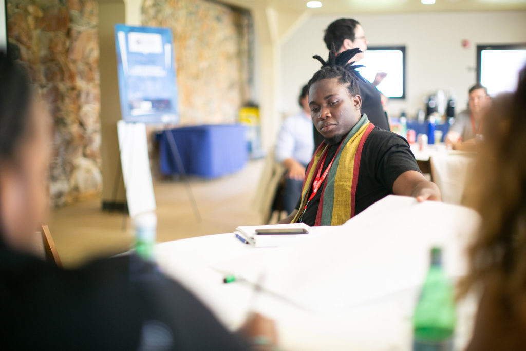 Obed during a GPS 2019 session at James Monroe's Highland.