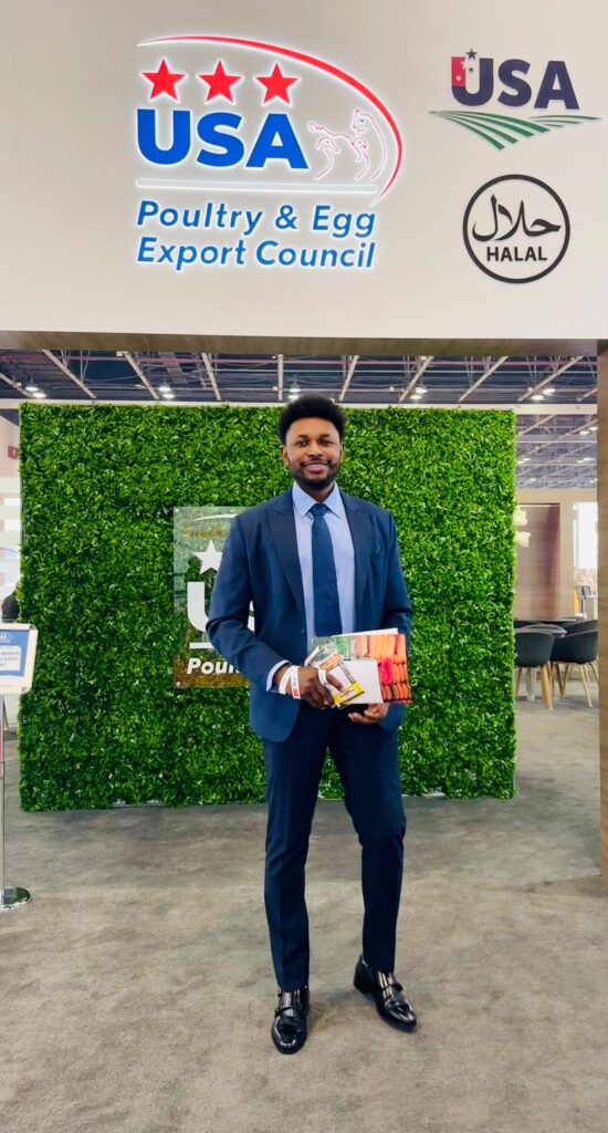 AlaSan Ceesay at the USA poultry and egg export council